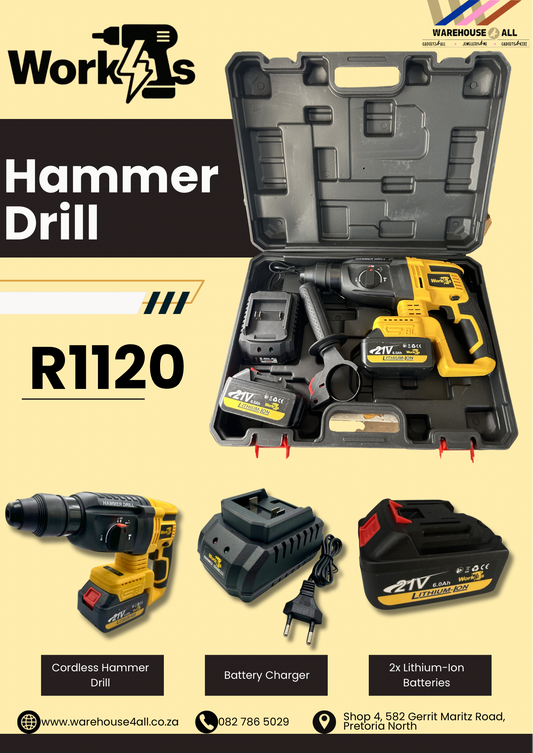 Work4s Cordless Hammer Drill