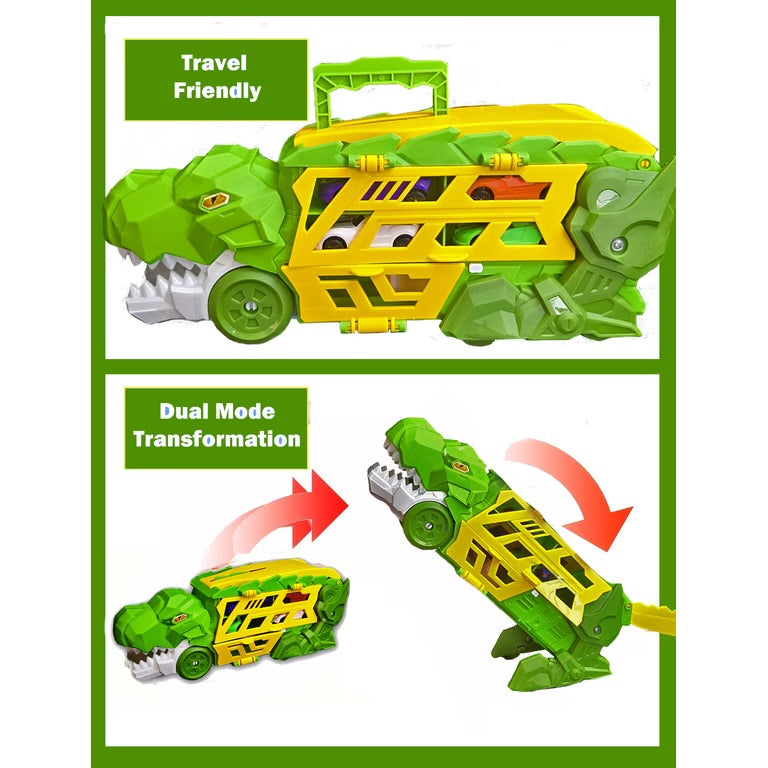 2-in-1 Dino Truck – Ultimate T-Rex Transporter