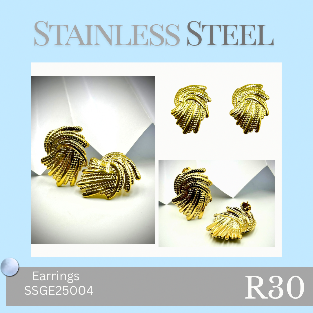 Stainless Steel Earrings (SSGE25004)