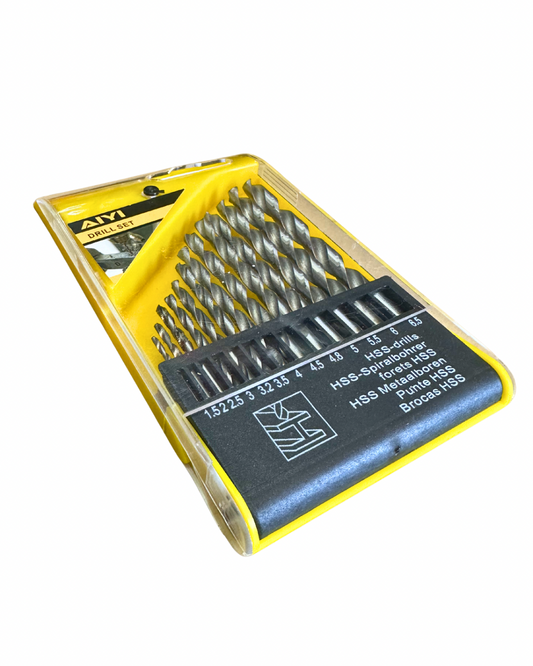 AIYI 13-Piece HSS Metal Drill Bit Set