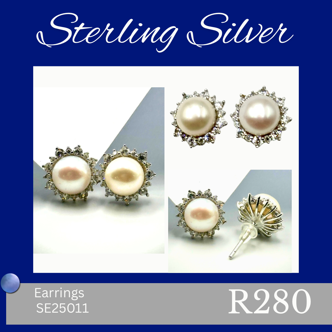 Sterling Silver Earrings (SE25011)
