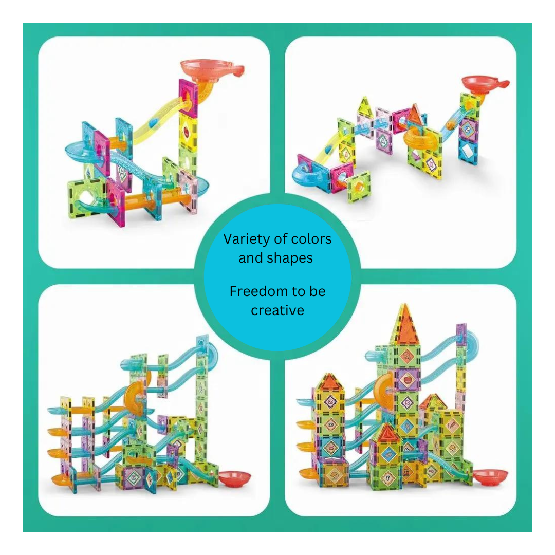 128 Pcs Ball Track