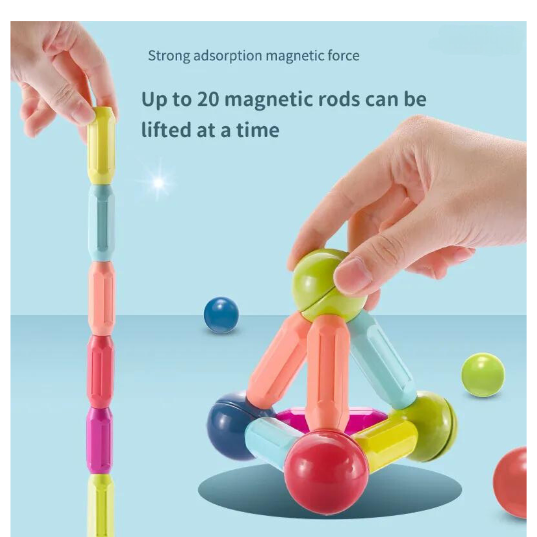 64 Pcs Magnetic Sticks