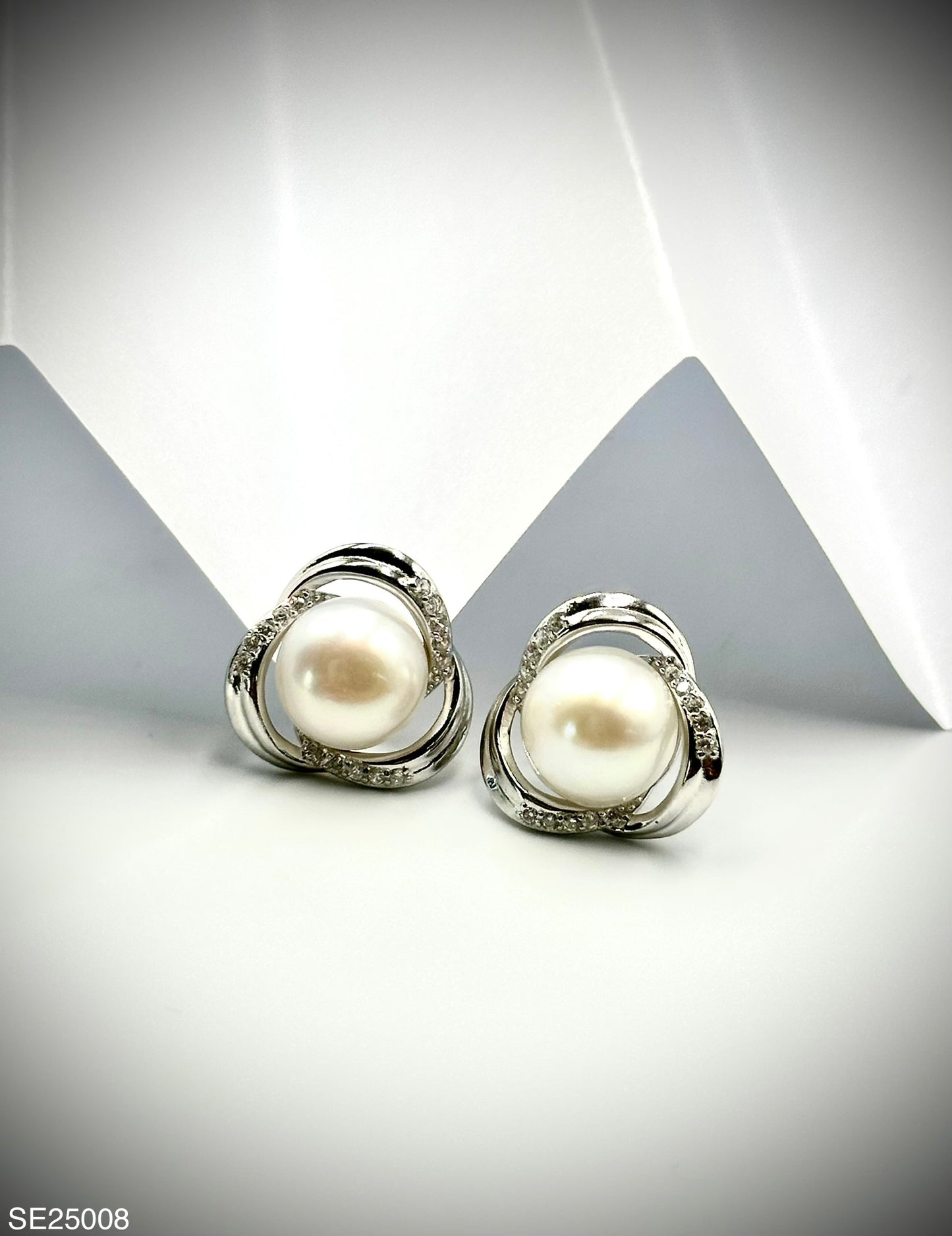 Sterling Silver Earrings (SE25008)