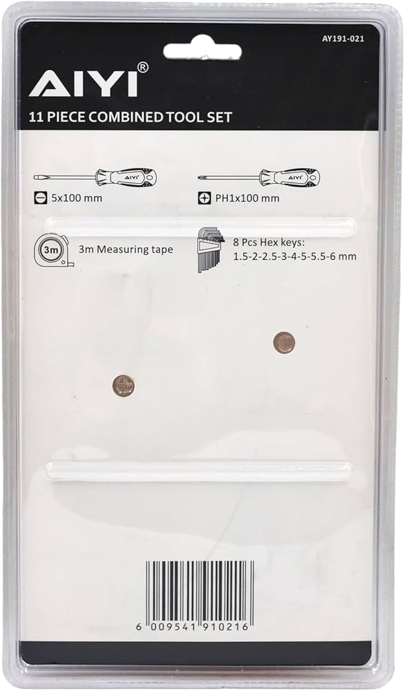 AIYI 11-Piece Combined Tool Set
