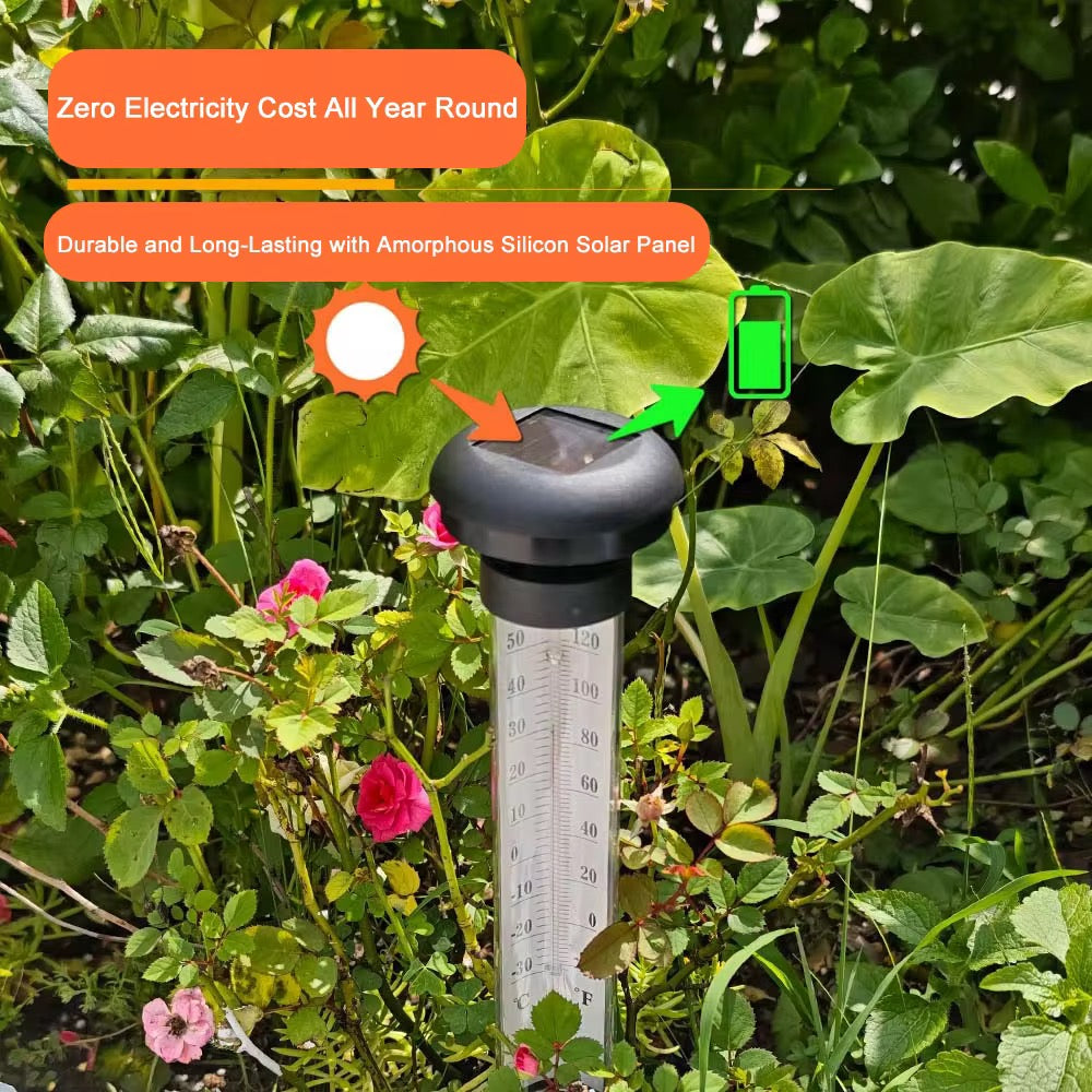 Garden Solar thermometer