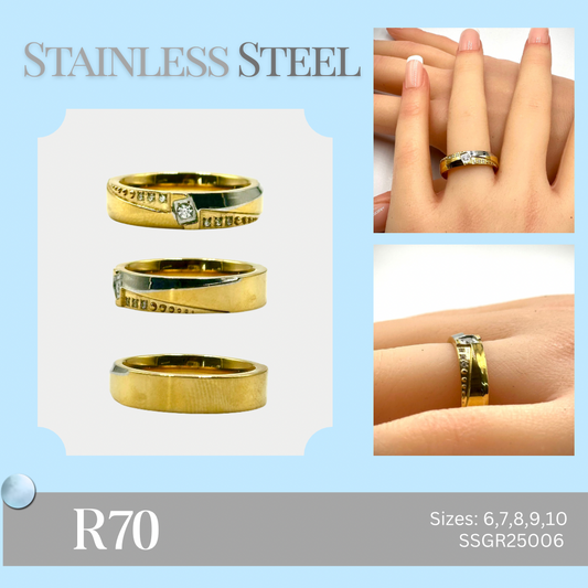 Stainless Steel Ring (SSGR25006)