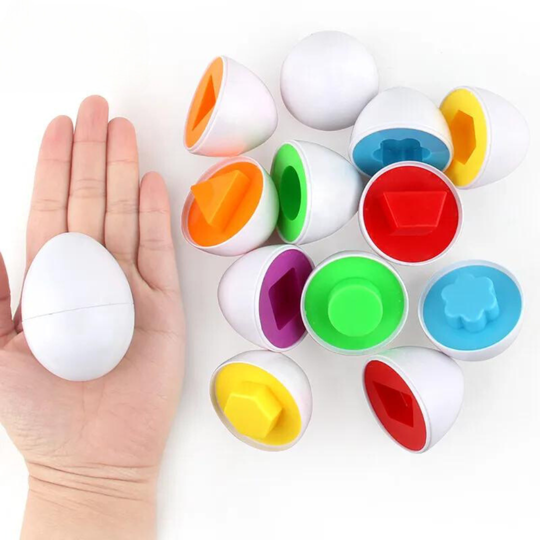 Matching Eggs Numbers/Shapes 12 PCS