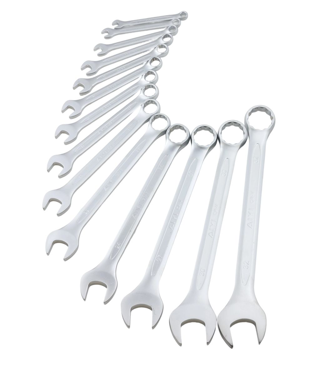 AIYI 14-Piece Combination Wrench Set (8-32mm)