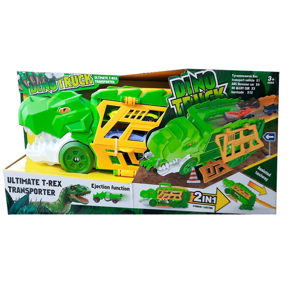2-in-1 Dino Truck – Ultimate T-Rex Transporter