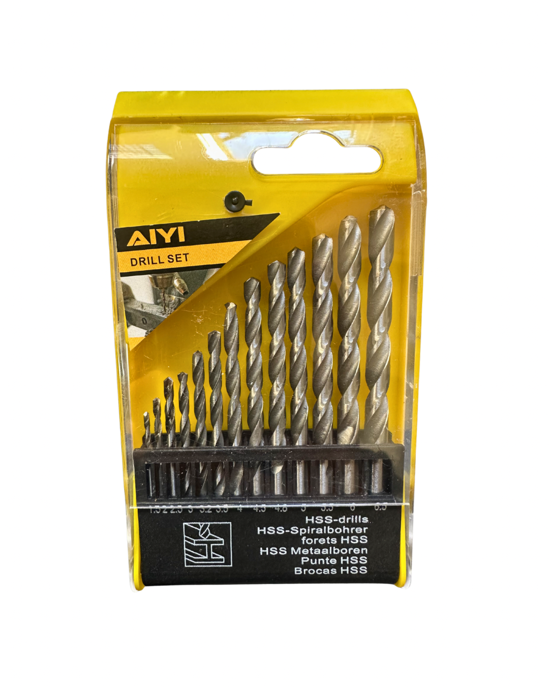 AIYI 13-Piece HSS Metal Drill Bit Set