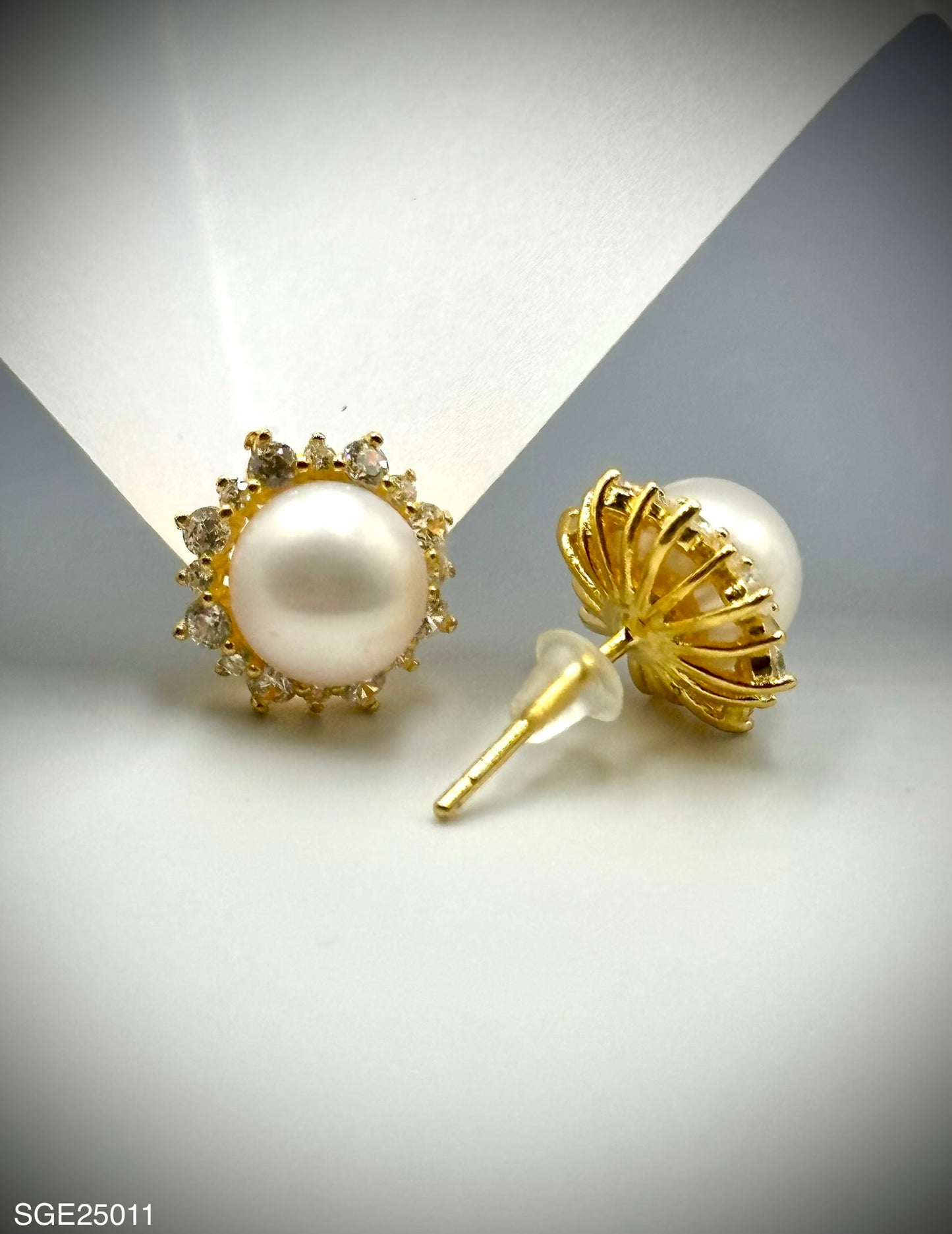 Sterling Silver Earrings (SGE25011)