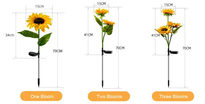Sunflower Solar Garden Lights