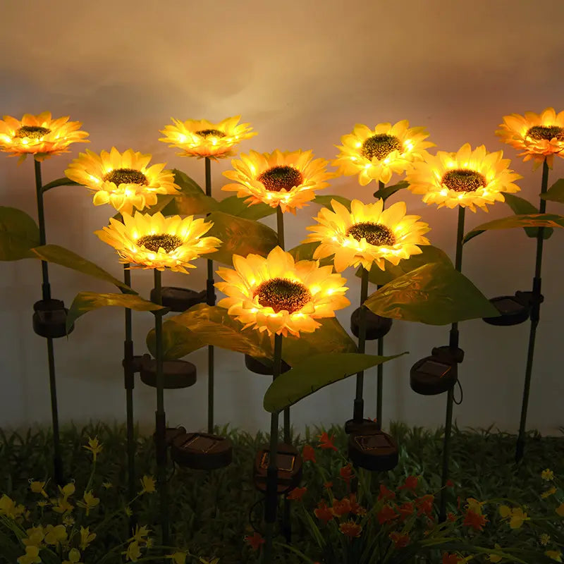 Sunflower Solar Garden Lights