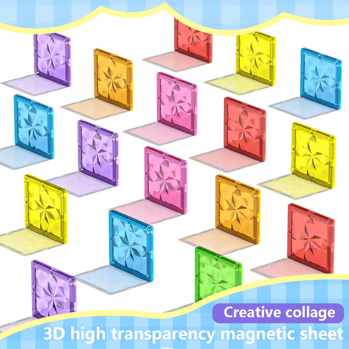Magnetic Building Tiles 40p