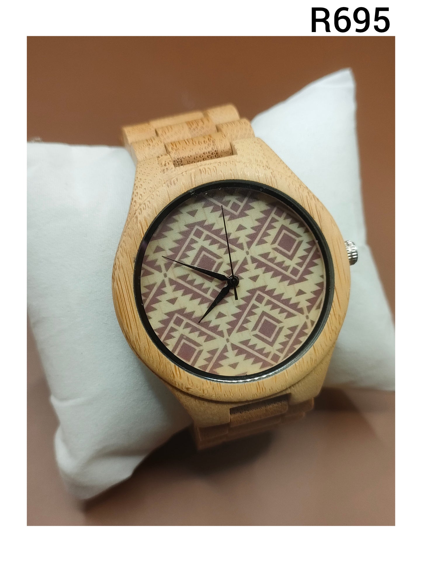 Wooden Watches - Cream & Light Hazelnut Colors