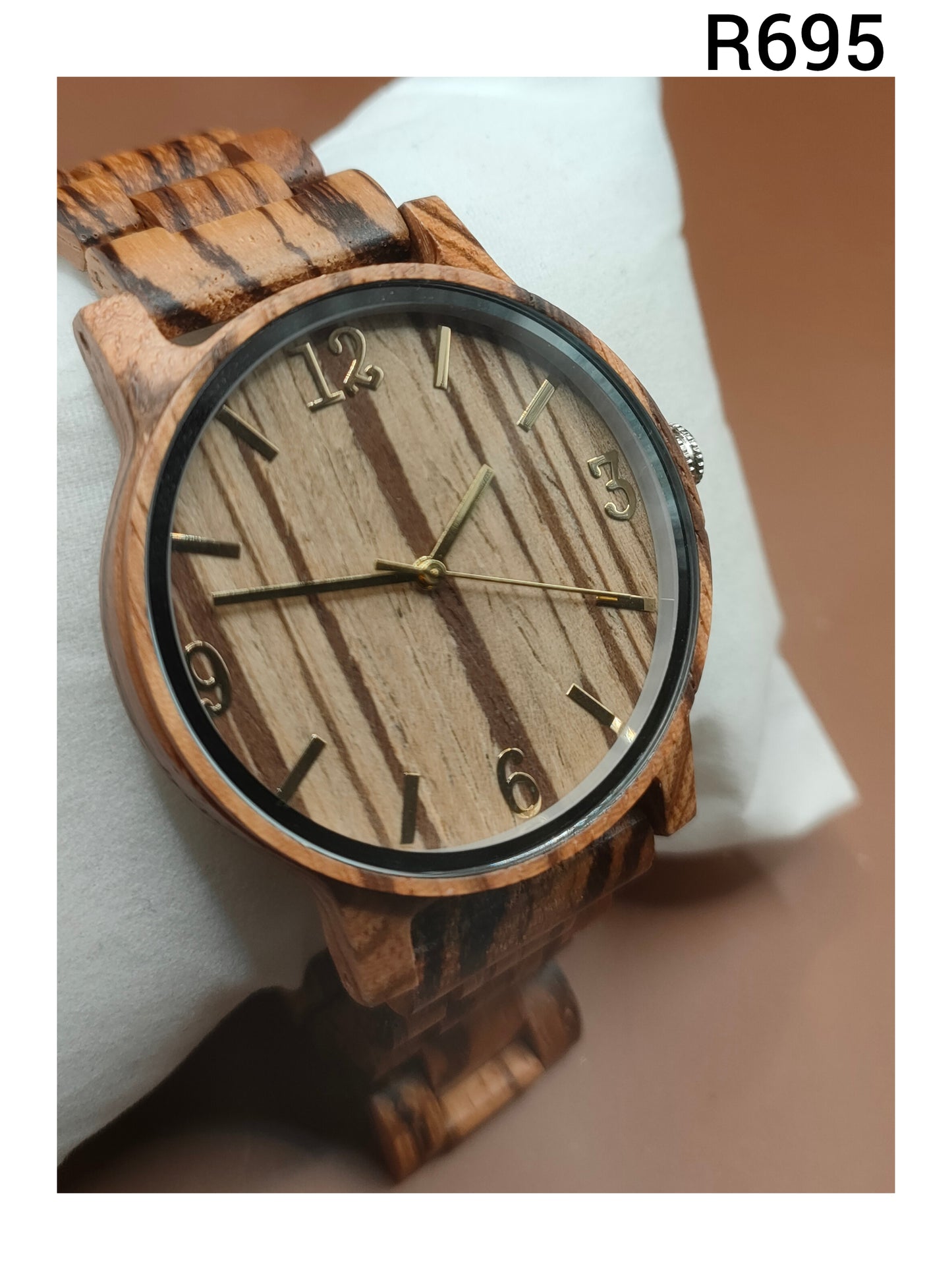 Wooden Watches - Corded Walnut & Oak Colors