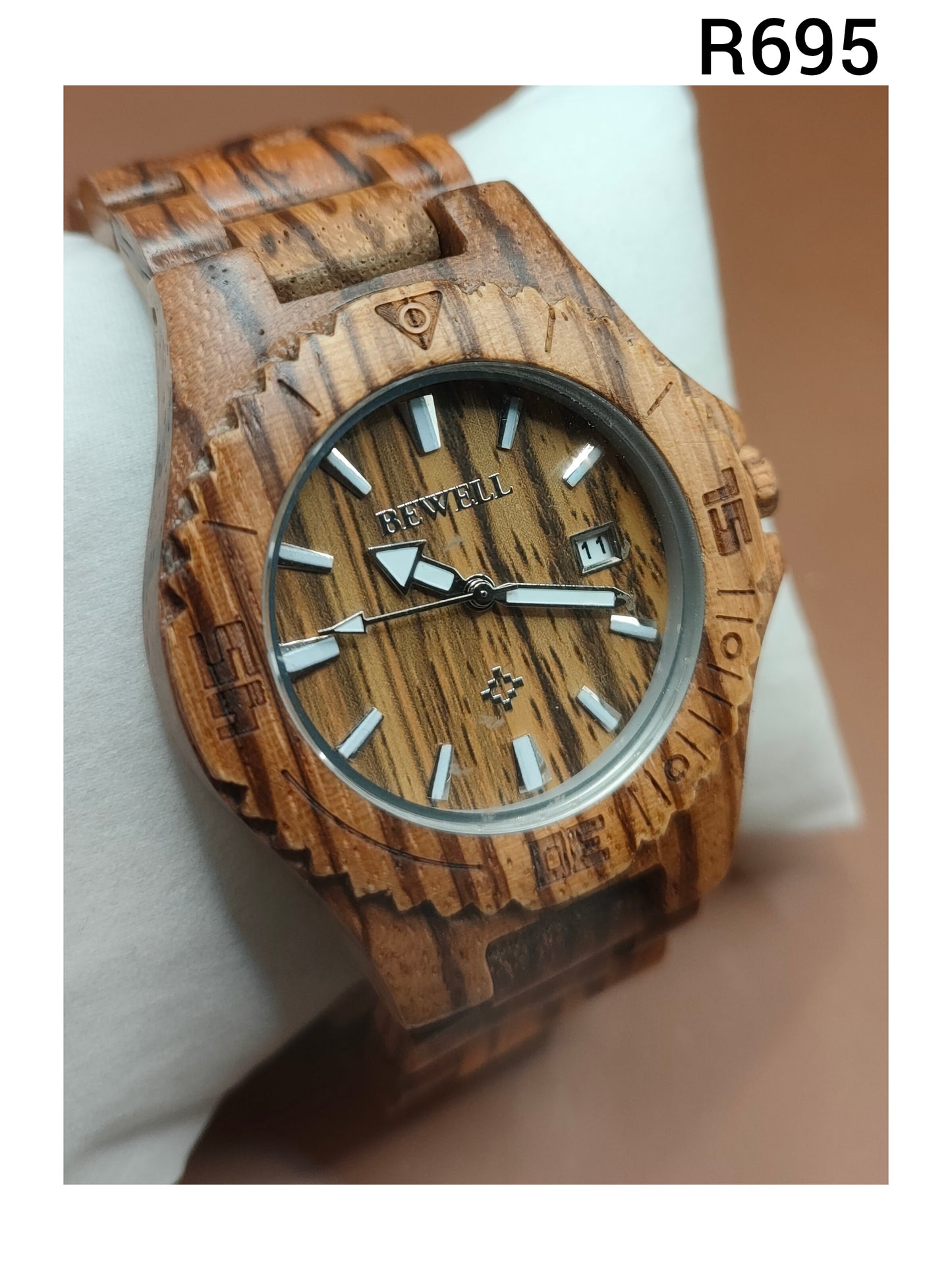 Wooden Watches - Corded Walnut & Oak Colors