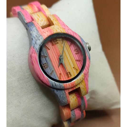Wooden Watches - Rainbow Bamboo