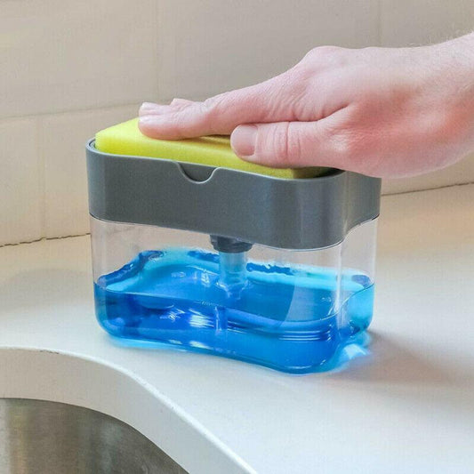 Soap Pump & Sponge Caddy
