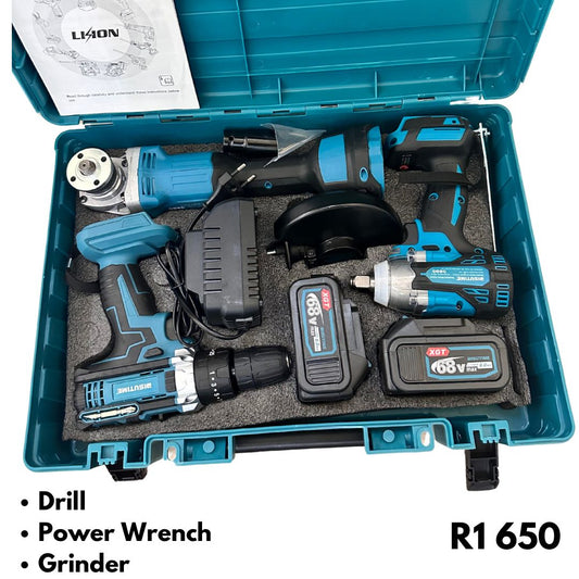 Power Tool Set - 3PCS Cordless