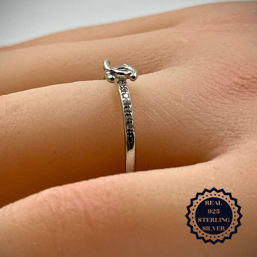 Sterling Silver/ Gold Plated Rings (SAR25003, SGAR25003)