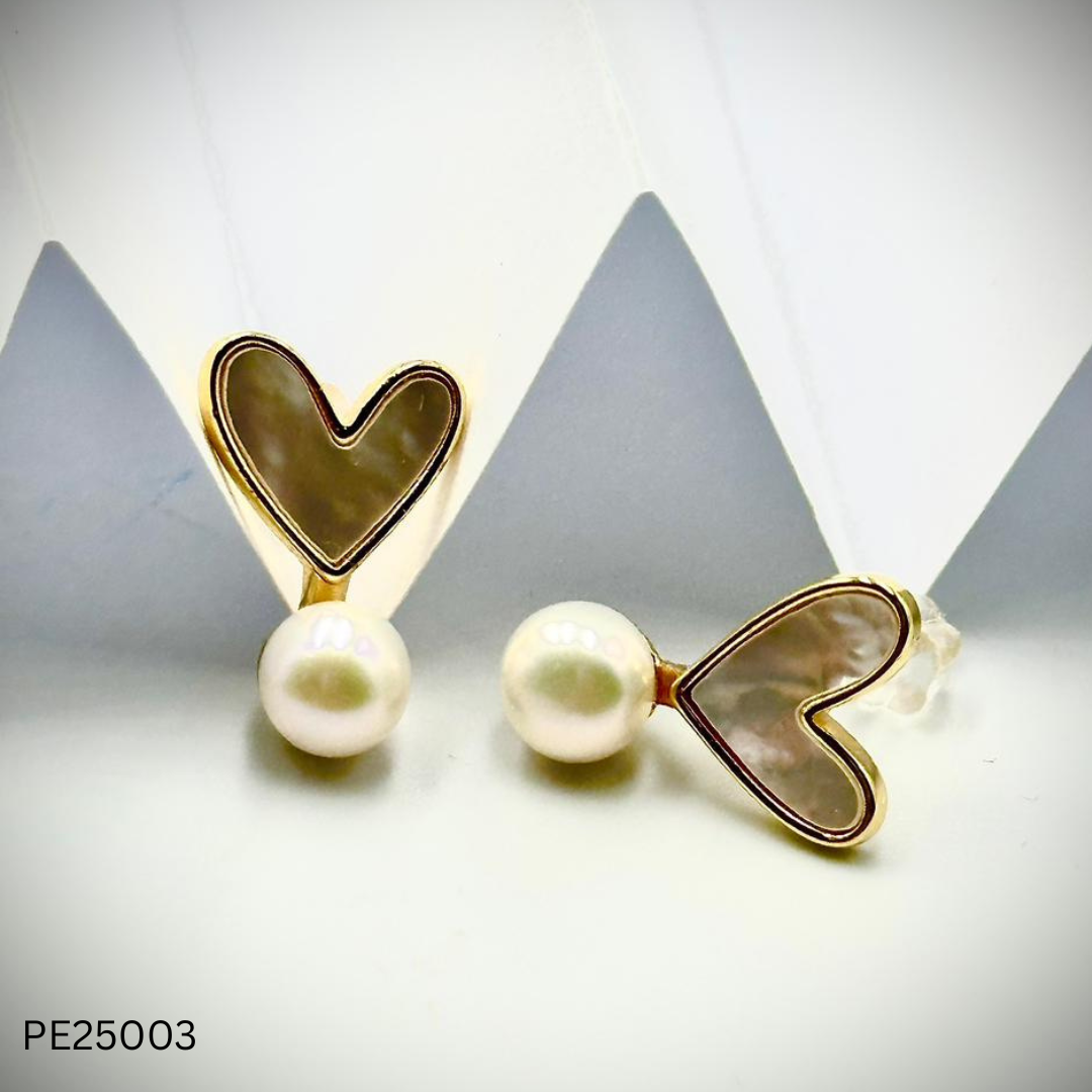 Pearl Earrings (PE25003 - 6)