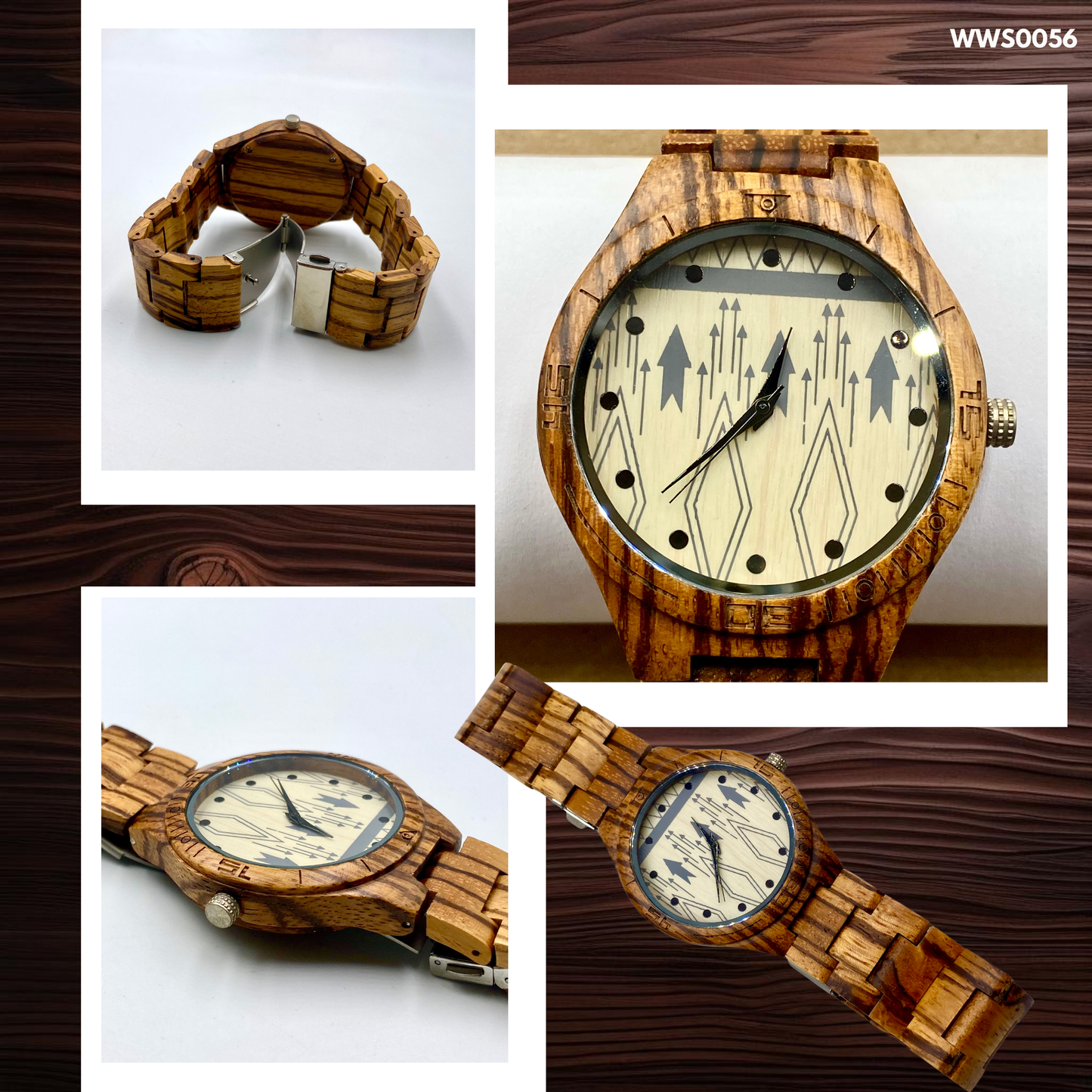 Wooden Watches - Wood Straps (WWS0053,56,57,60-62)