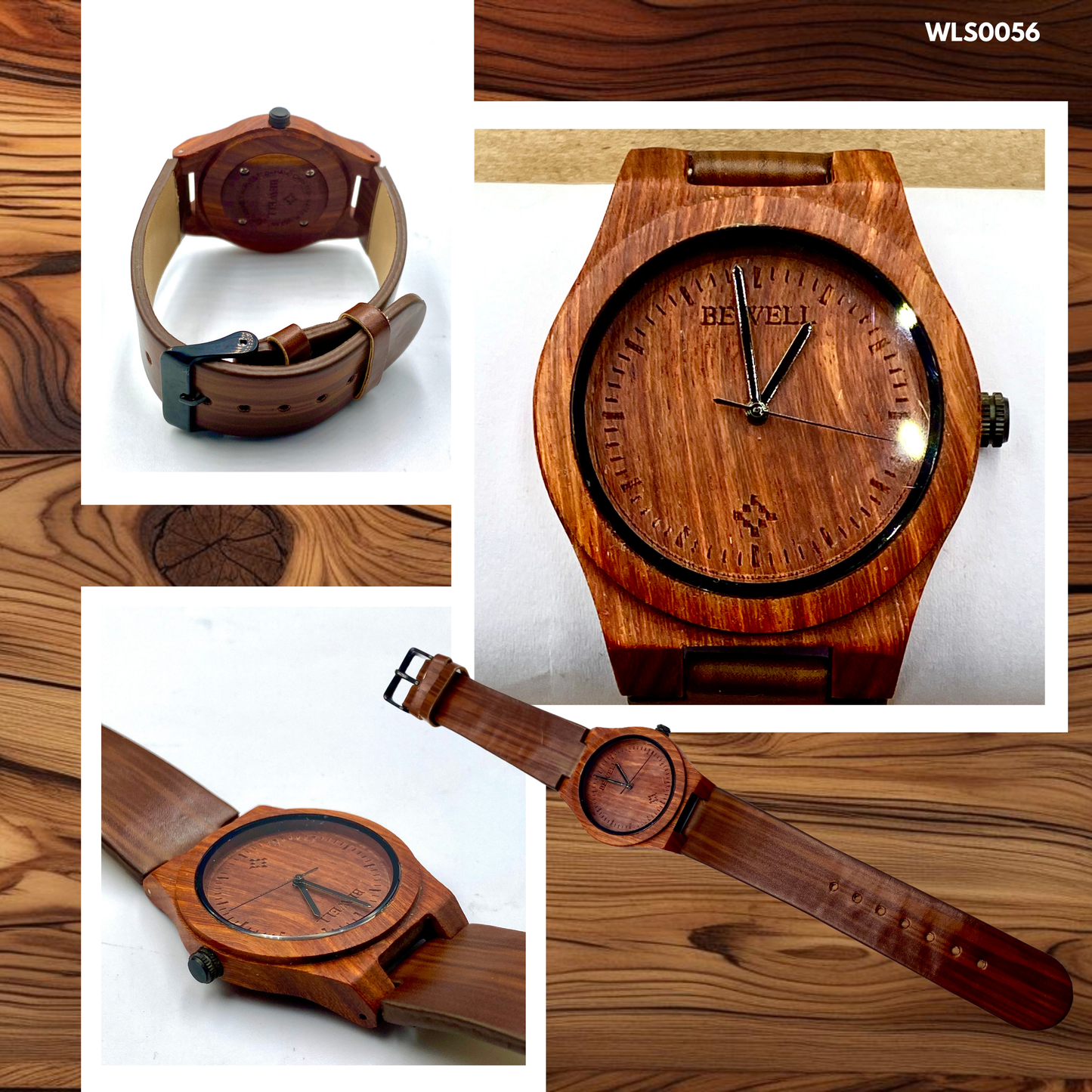 Wooden Watches - Leather Straps (WLS0052,53,56,57,62)