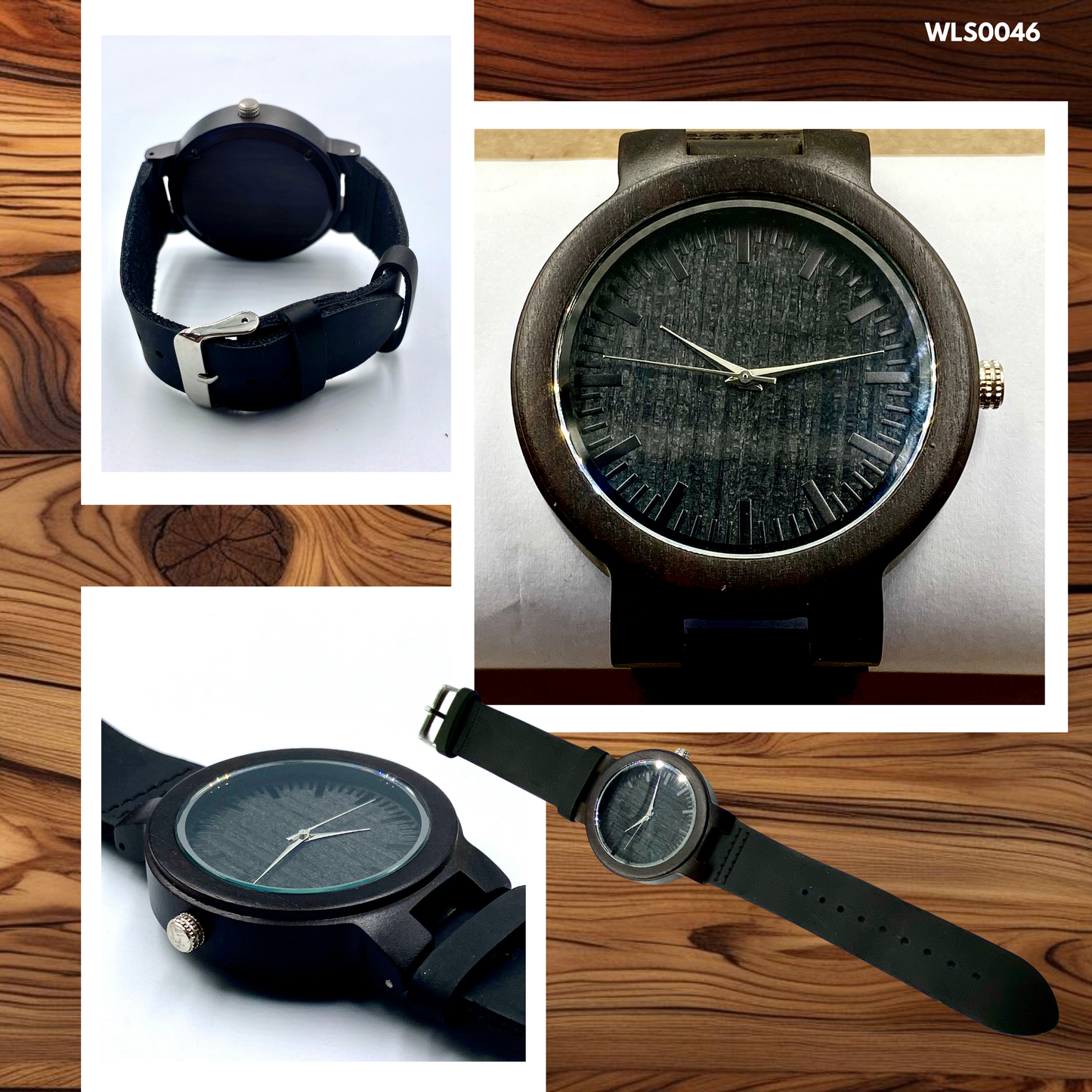 Wooden Watches - Leather Straps (WLS0043,44,46,47,50)