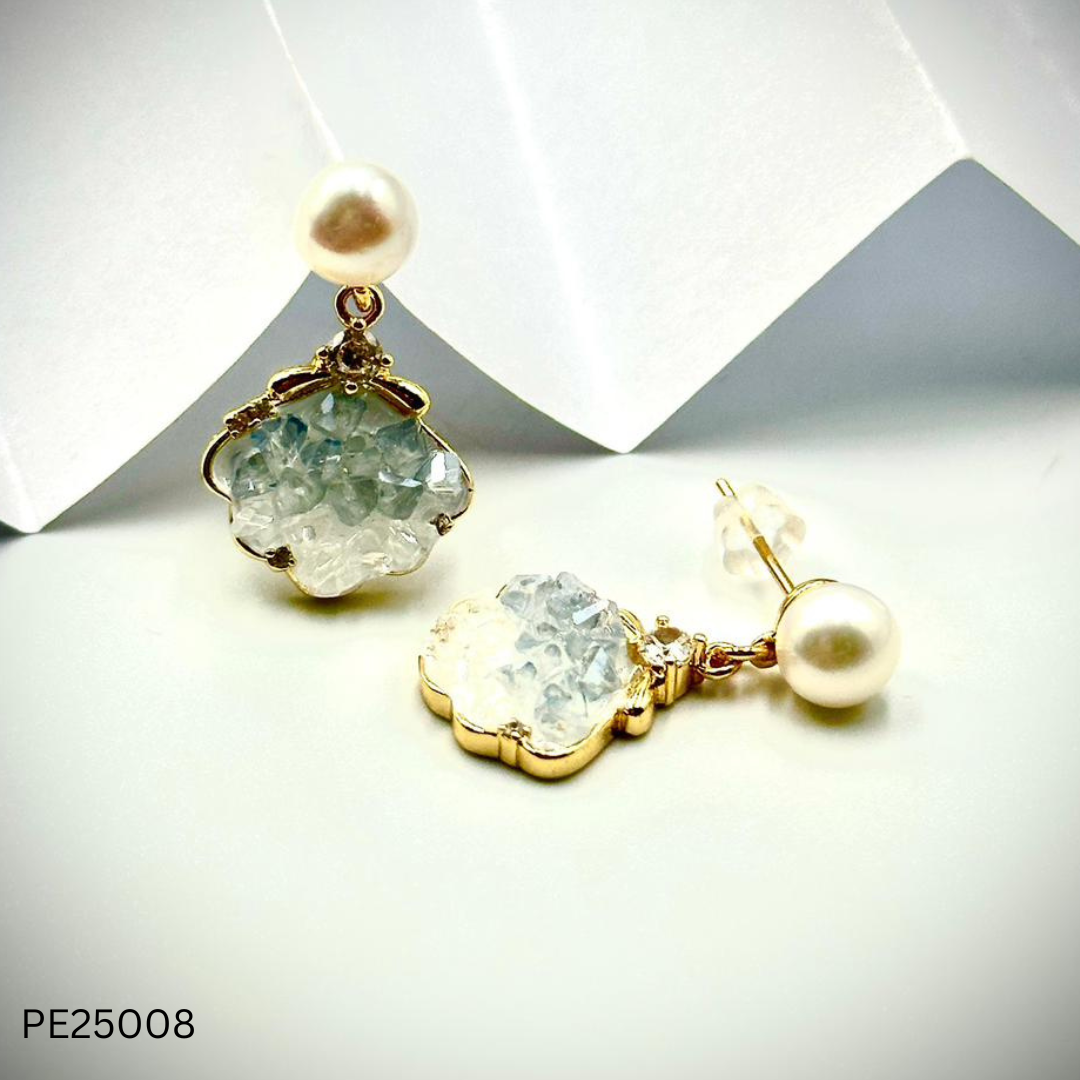 Pearl Earrings (PE25007-12)