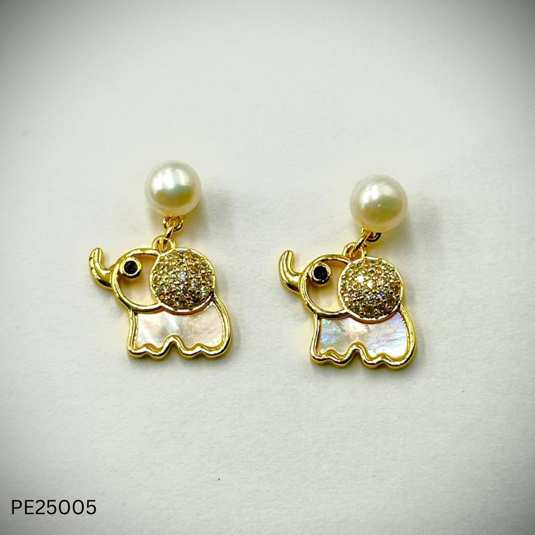 Pearl Earrings (PE25003 - 6)