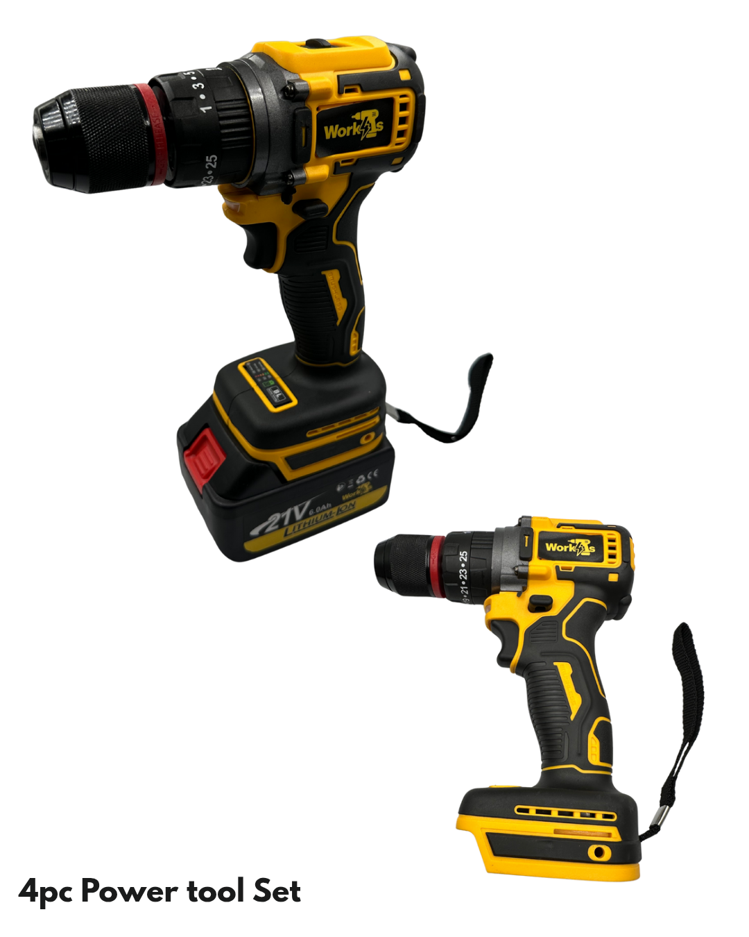 Work4s 4PC Power Tool Set