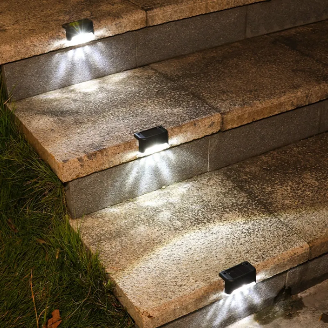 Solar Deck Lights (4 Pcs)