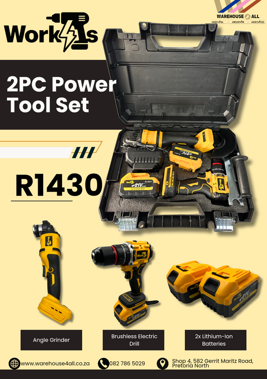 Work4s 2PC Power Tool Set