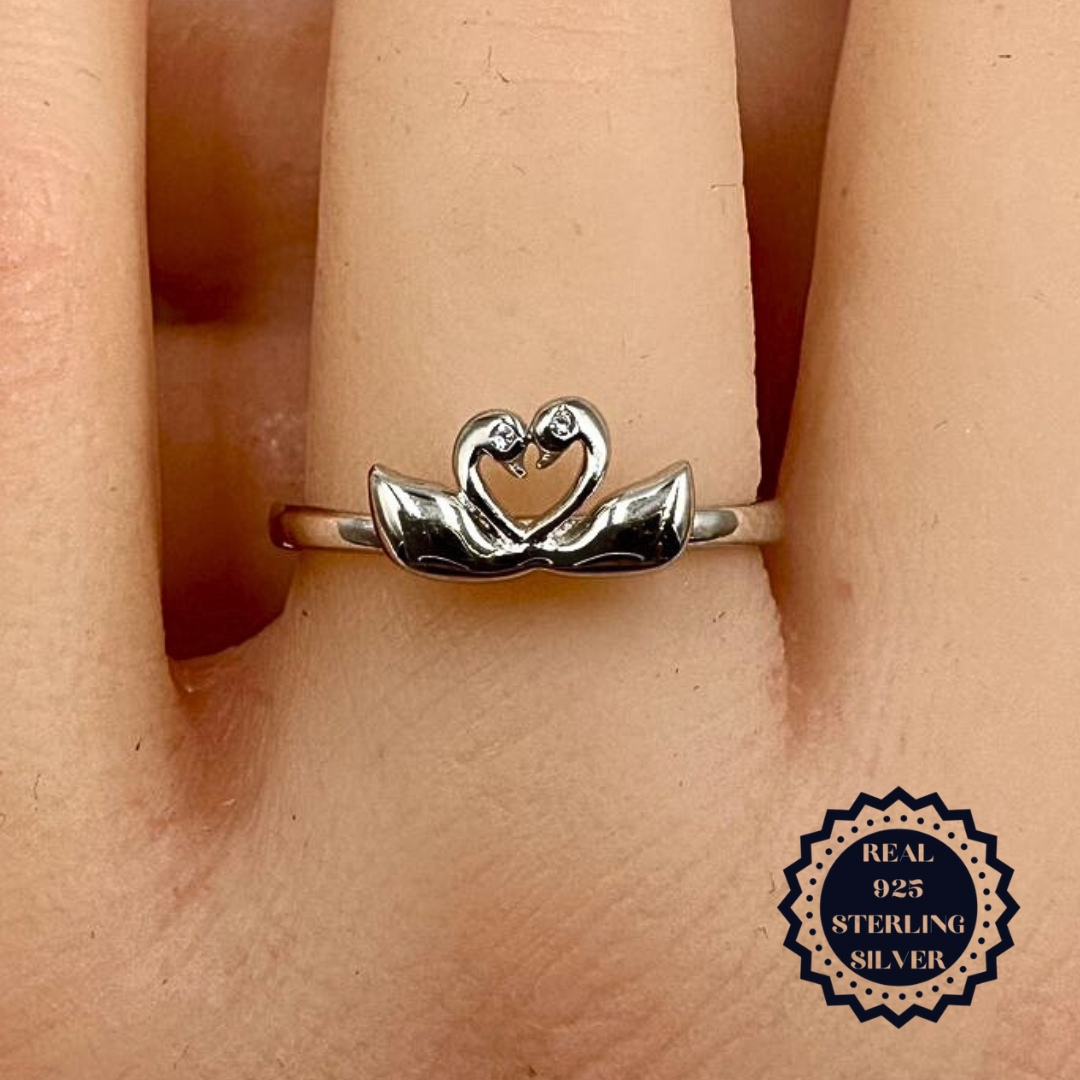 Sterling Silver/ Gold Plated Rings (SAR25002, SGAR25002)