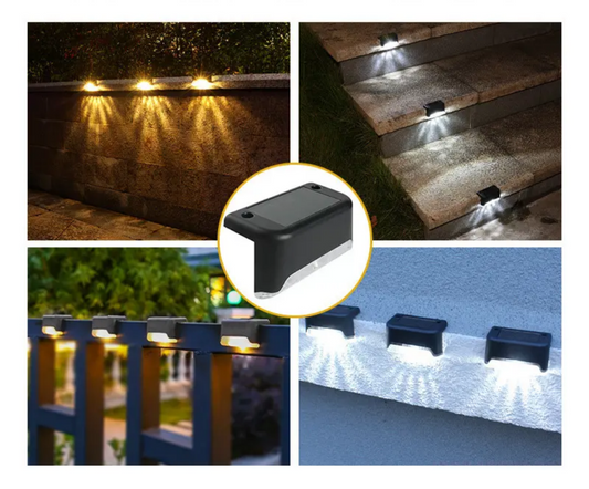 Solar Deck Lights (4 Pcs)
