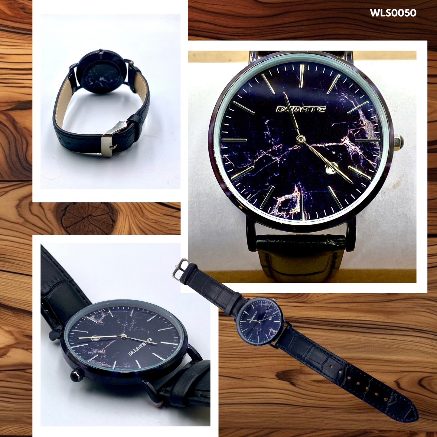 Wooden Watches - Leather Straps (WLS0043,44,46,47,50)