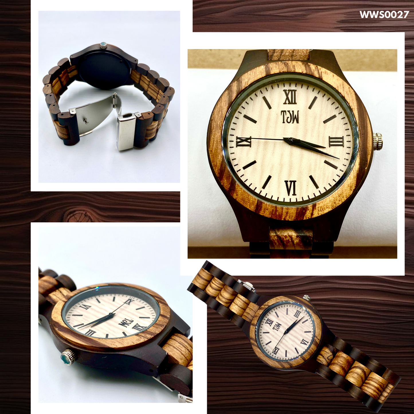 Wooden Watches - Wood Straps (WWS0024,25,27,29,31,33)