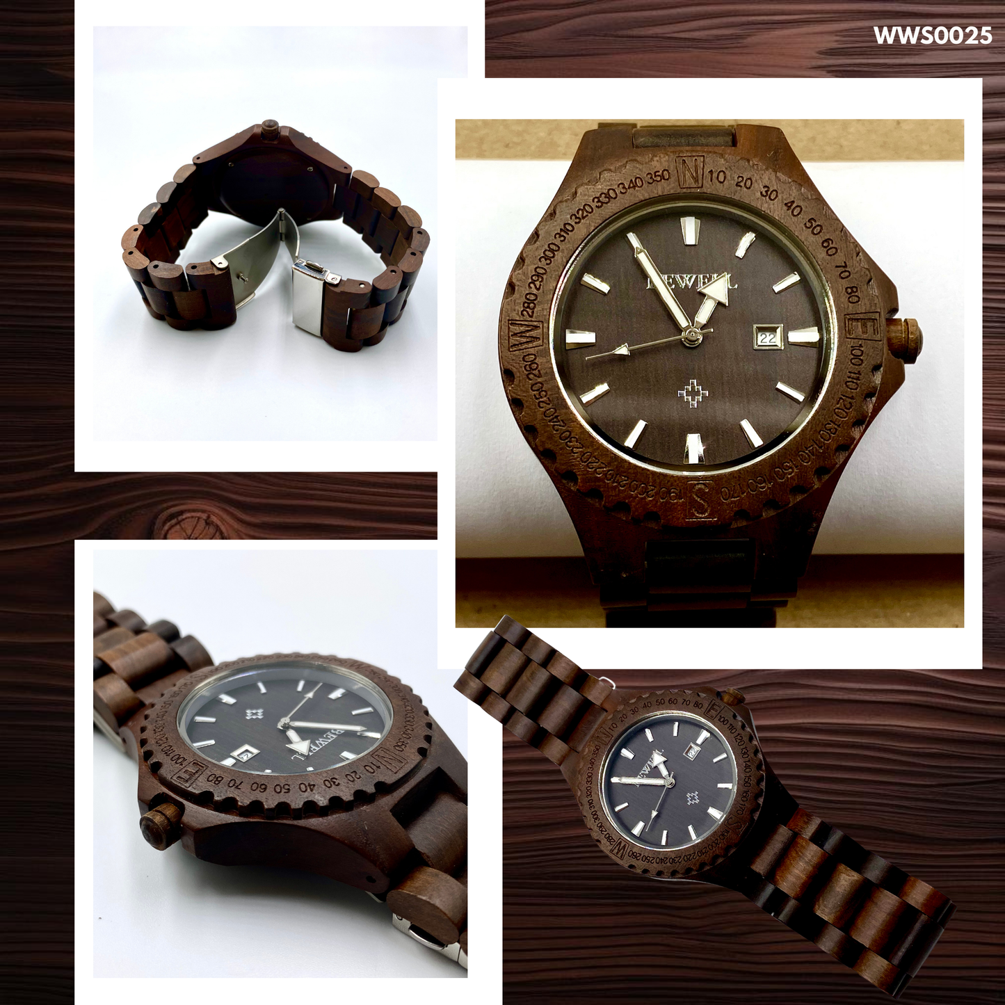 Wooden Watches - Wood Straps (WWS0024,25,27,29,31,33)