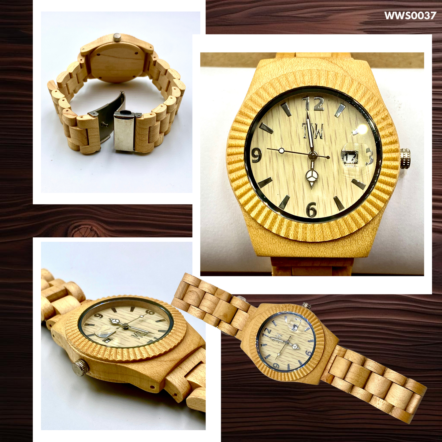 Wooden Watches - Wood Straps (WWS0035,37,39,43,44,47)