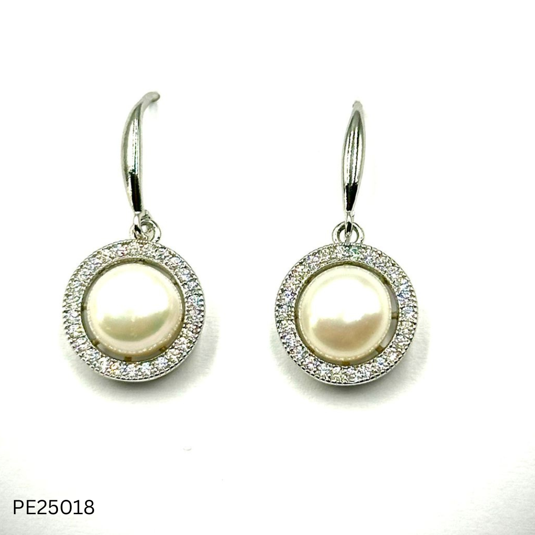 Pearl Earrings (PE25015, 17, 18)