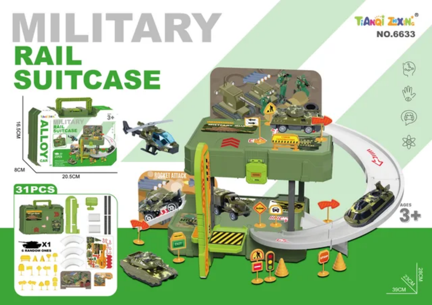 Rail Suitcase Playsets