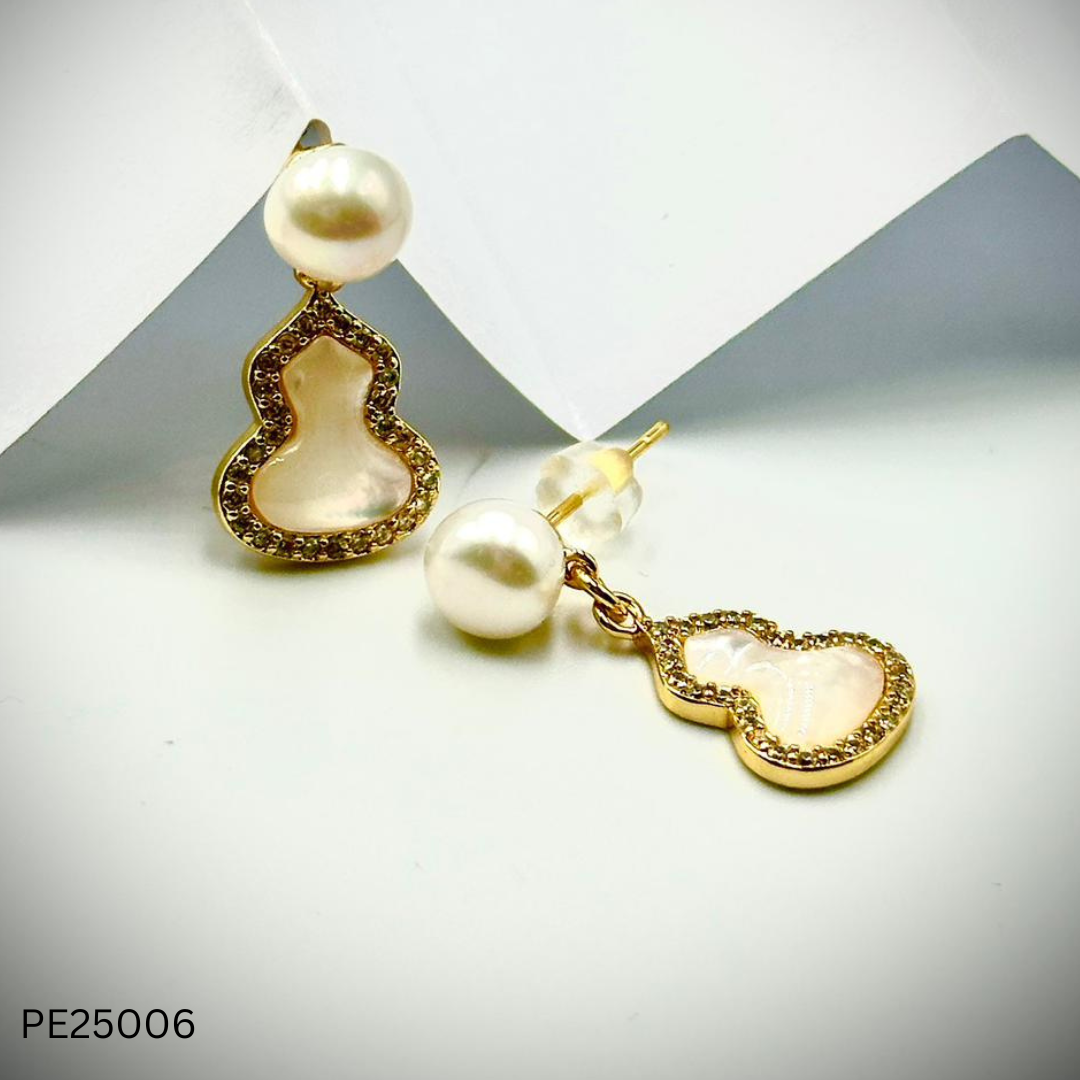 Pearl Earrings (PE25003 - 6)