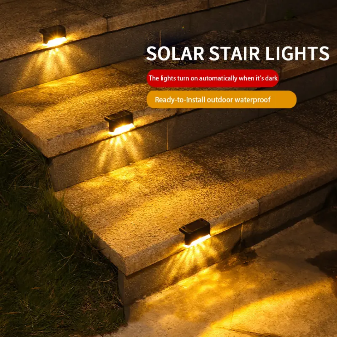 Solar Deck Lights (4 Pcs)