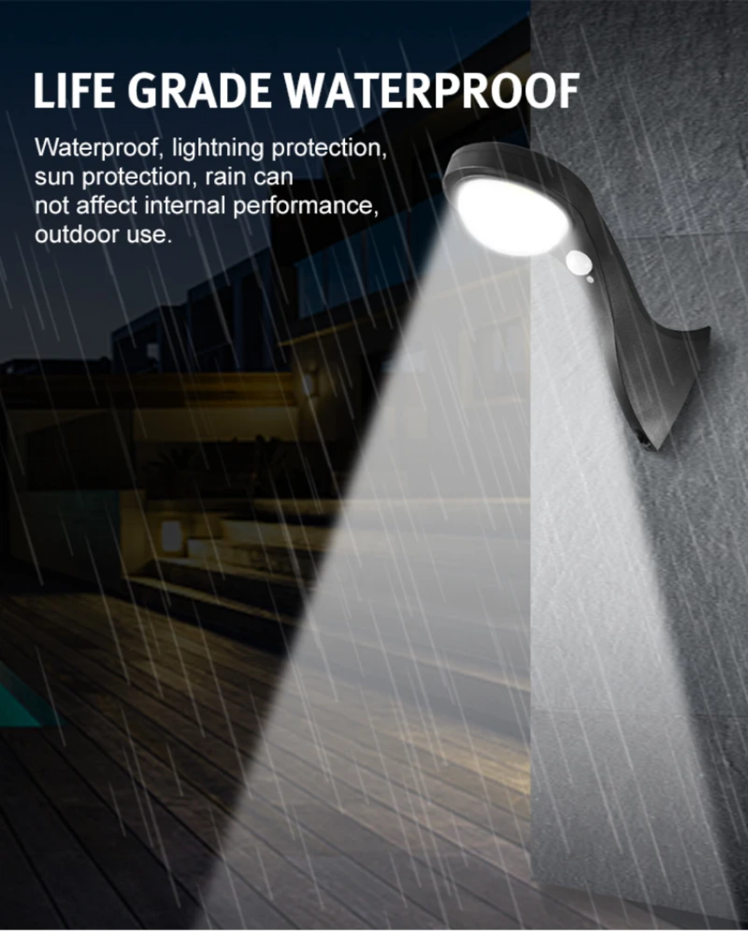 Solar Sensor Street Lamp (JX-655A)