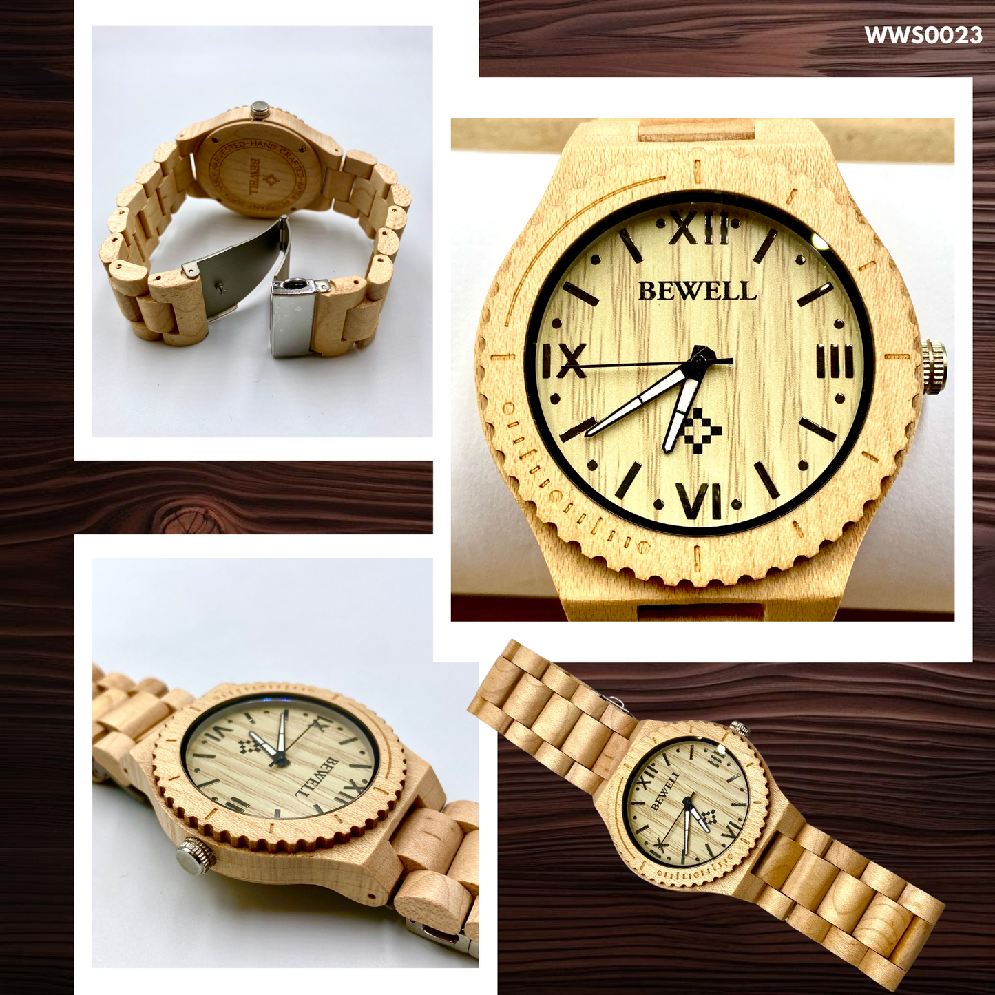 Wooden Watches - Wood Straps (WWS0015-17,21-23)