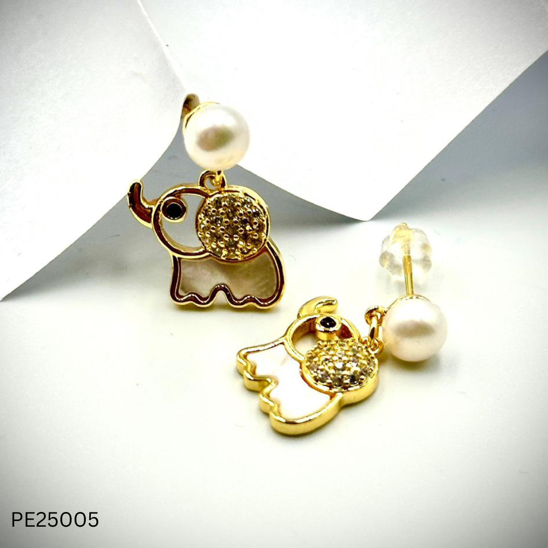Pearl Earrings (PE25003 - 6)