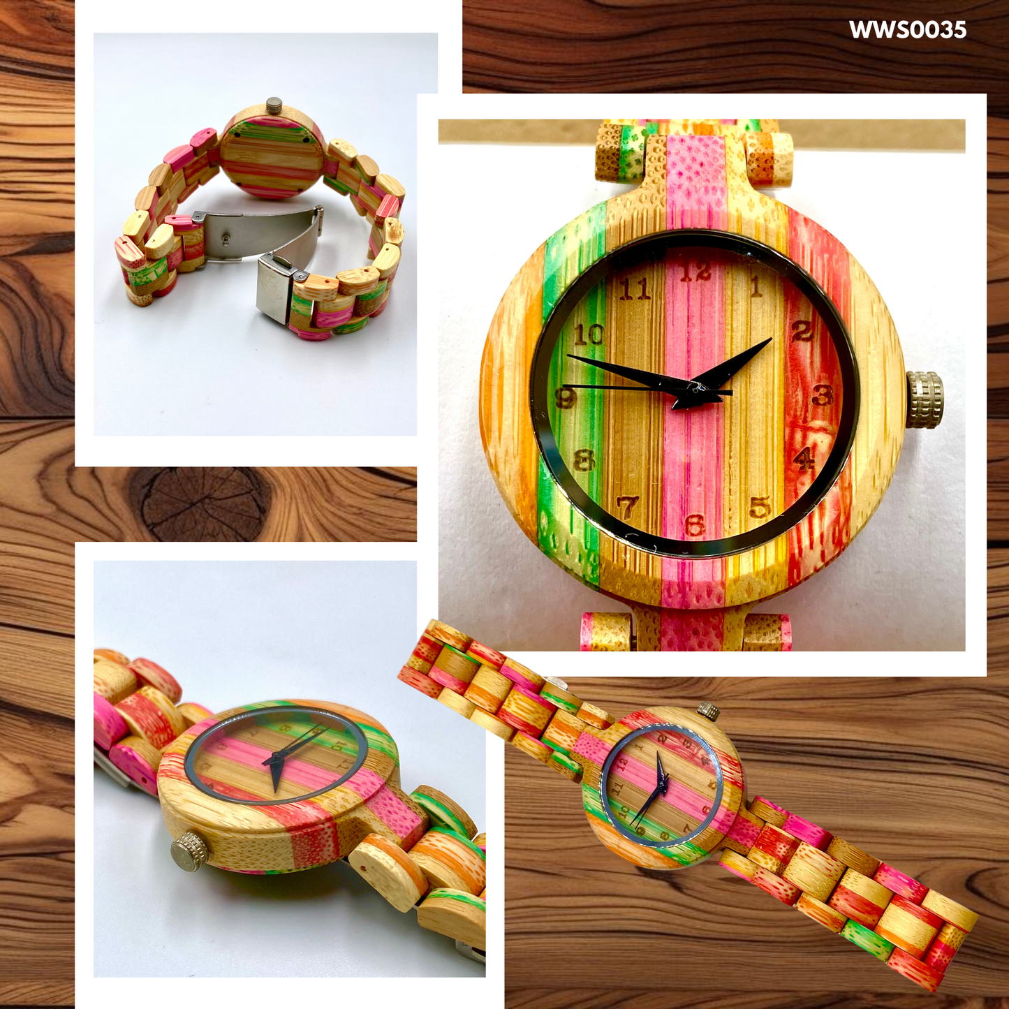 Wooden Watches - Wood Straps (WWS0035,37,39,43,44,47)