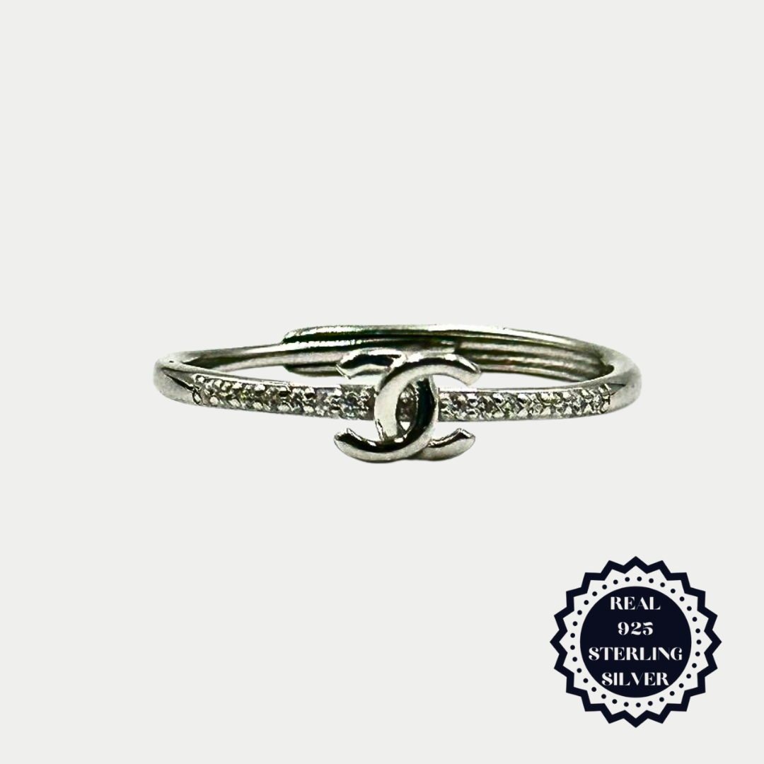 Sterling Silver/ Gold Plated Rings (SAR25003, SGAR25003)